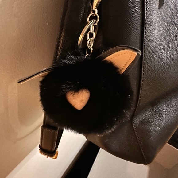 Kate Spade New York Black Leather Satchel Bag with Detachable Long Strap - Picture 3 of 16